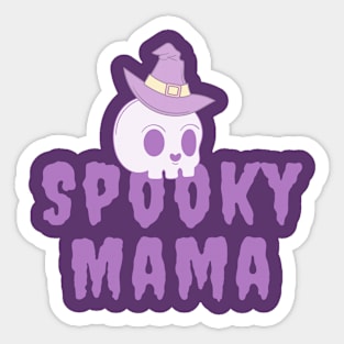 spooky mama Sticker